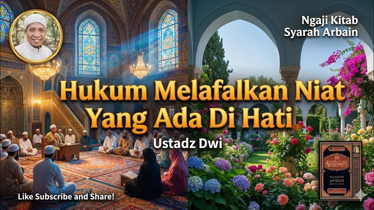 Hukum Melafalkan Niat Yang Ada Di Hati - Ngaji Syarah Arbain