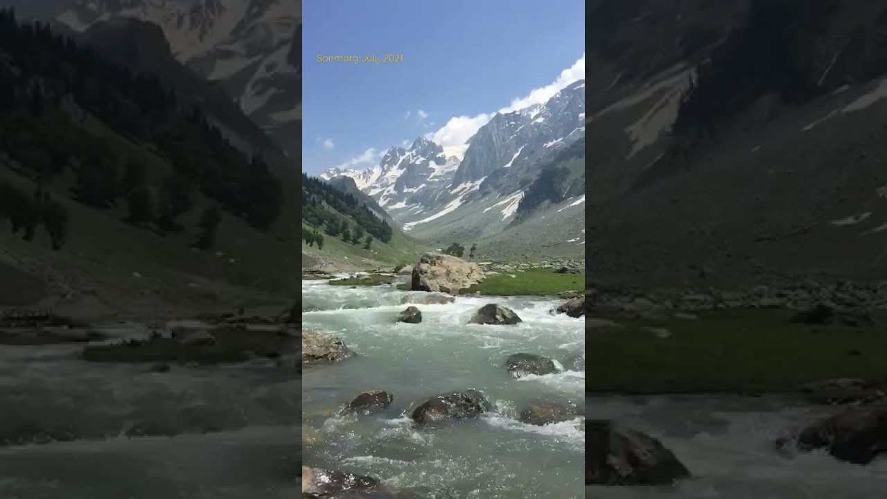 Sonmarg Beautiful view #sonmarg #kashmir #view #best #viral #scenic #travel #weather #river #salman