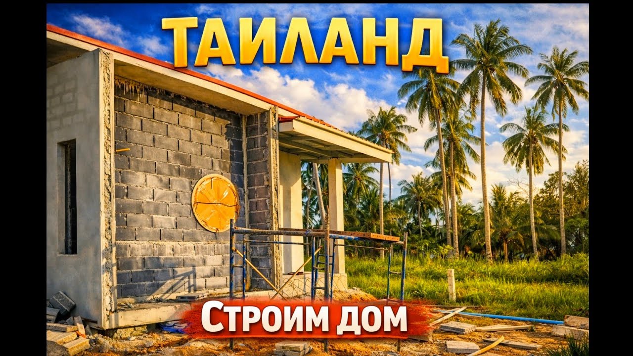 Строим дом в Таиланде: реальный процесс без прикрас #Таиланд#СтроимДом#ДомВТаиланде#Строительство