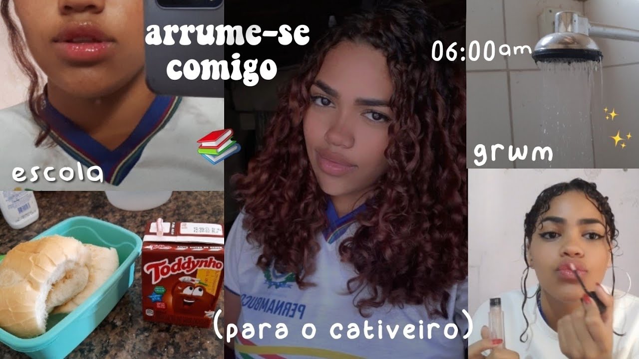 rotina escolar 📚 | arrume-se comigo para o (cativeiro) escola