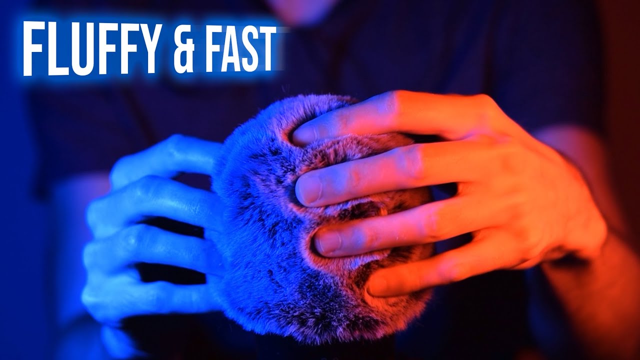 ASMR Fluffy Mic Massage - Fast Tingles for Sleep (No Talking)