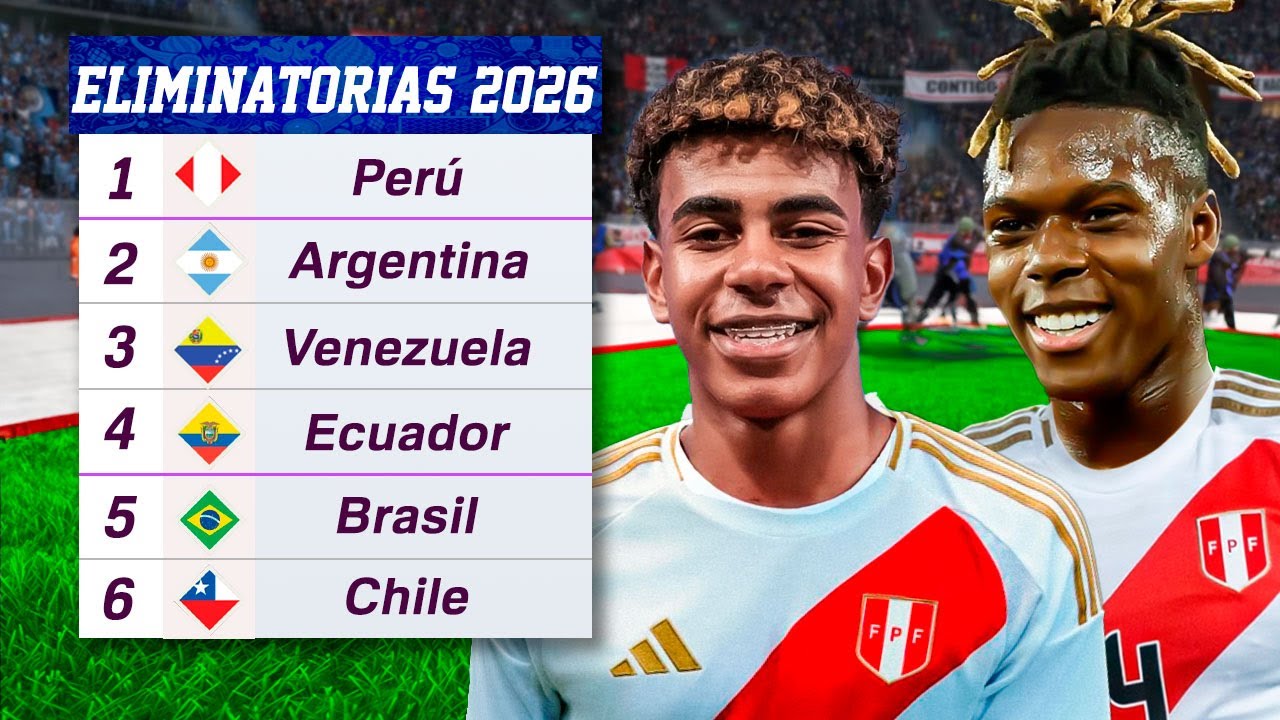 Podr&aacute;n Lamine Yamal y sus Amigos Clasificar a Per&uacute; al MUNDIAL 2026?