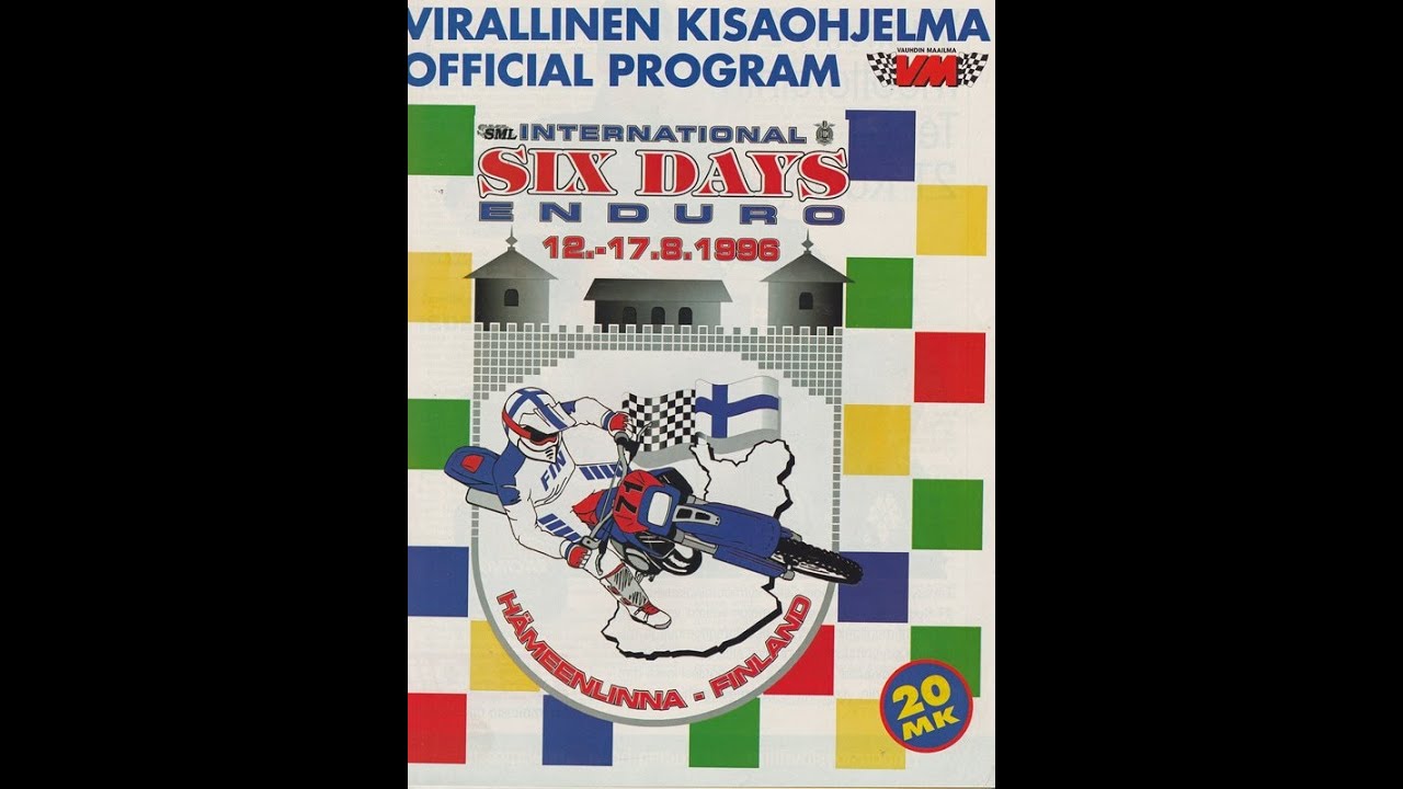 sixdays enduro 1996 Finland, Czech teams documentary