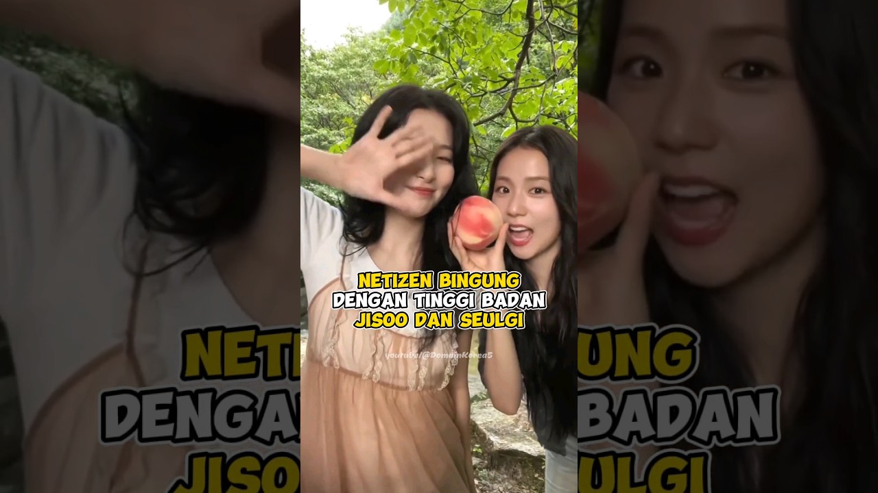 Netizen bingung dengan tinggi badan Jisoo BLACKPINK dan Seulgi Red Velvet 
