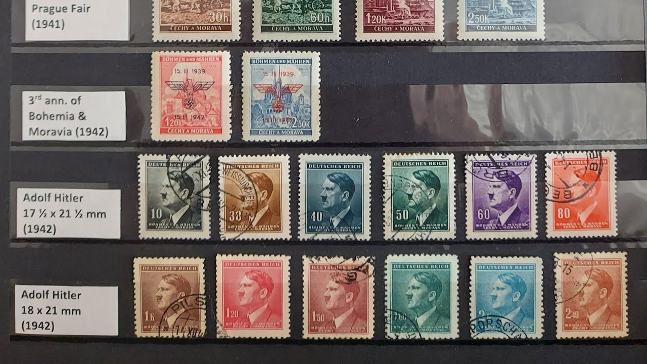 Stamp Collection Episode 15 - The Protectorate of Bohemia and Moravia