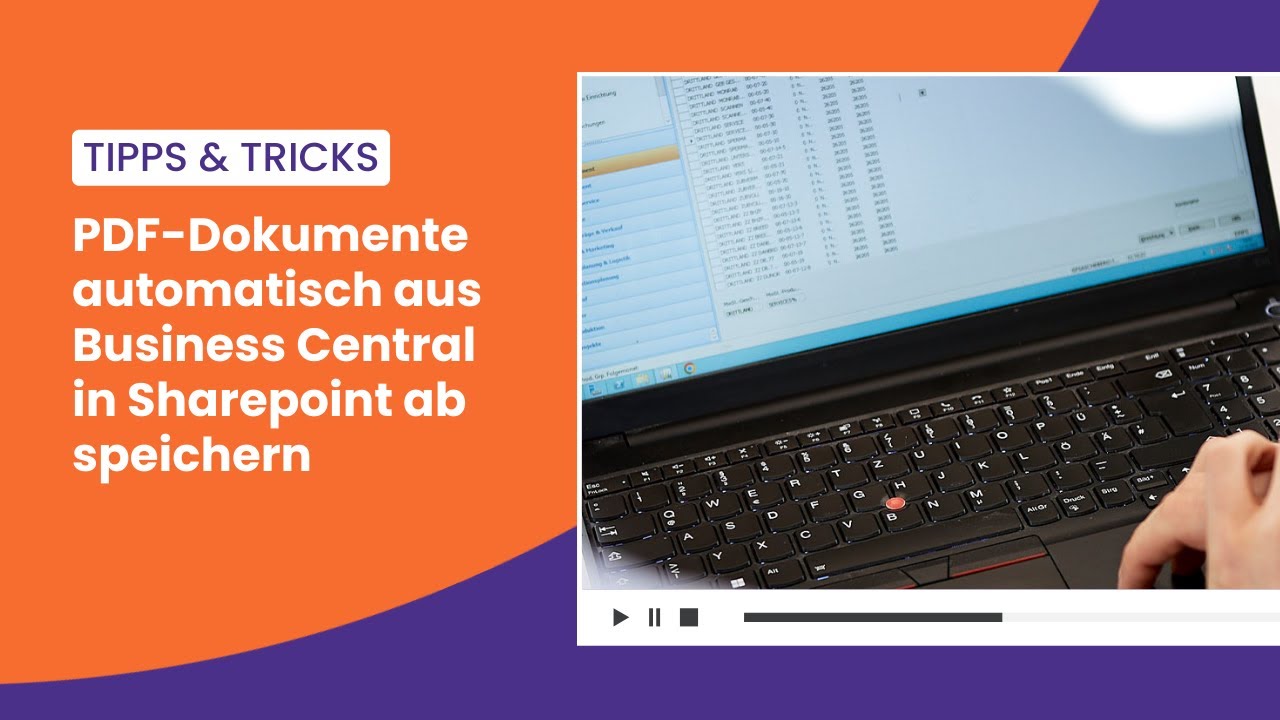 Mit Power Automate automatisch PDF-Dokumente aus Business Central in Sharepoint abspeichern
