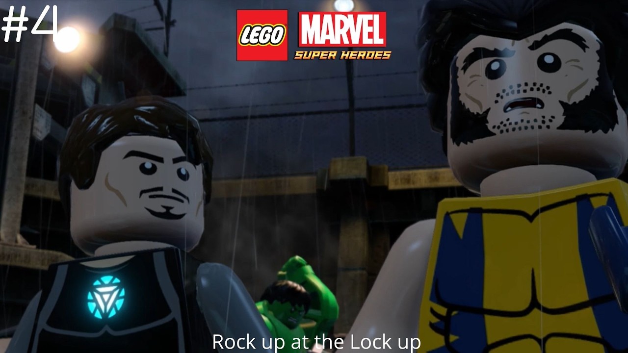 LEGO Marvel Super Heroes – Gameplay Walkthrough Part 4: Rock up at the Lock up