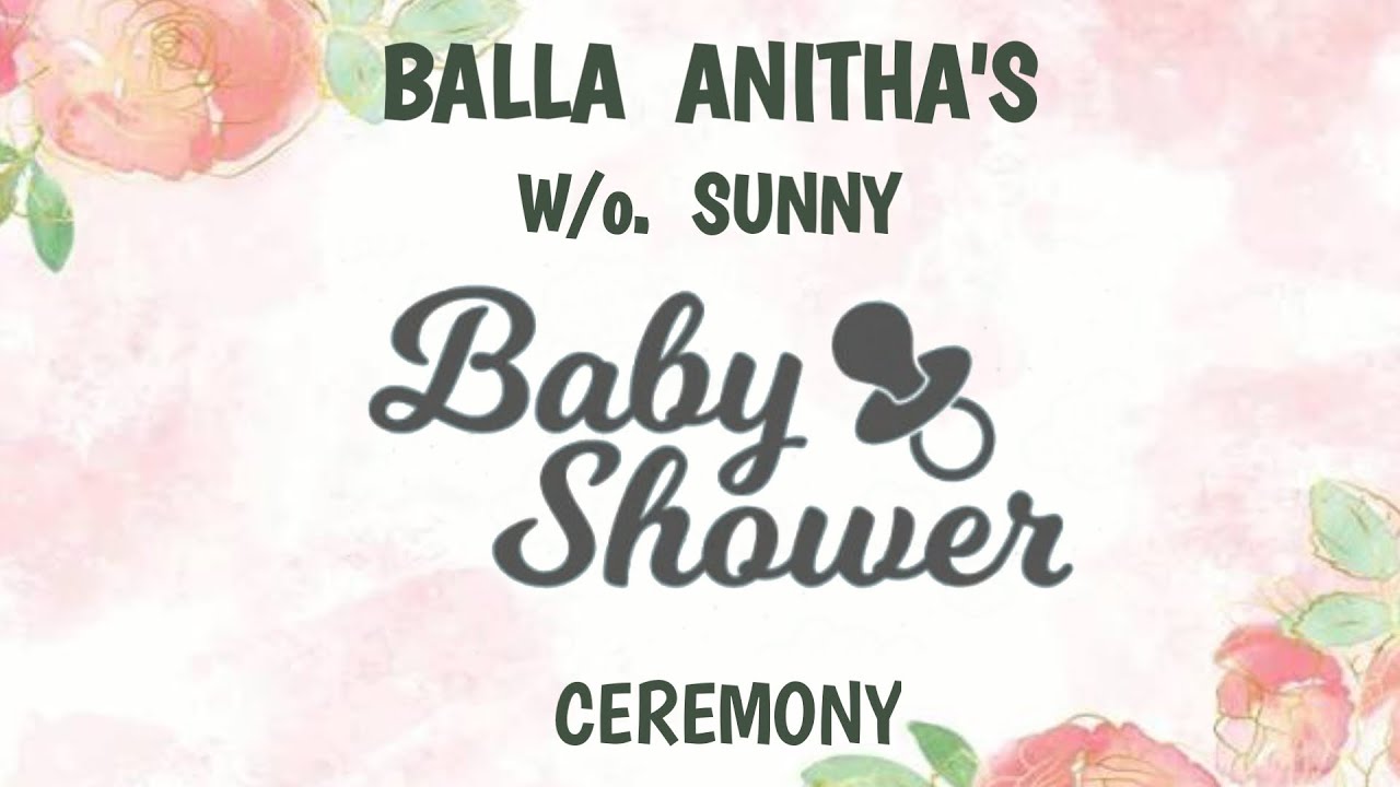 BALLA  ANITHA'S - W/o. SUNNY  - BABY SHOWER CEREMONY  ||  LAKKAVARAM ||  01-12-2025 @ 11:00 AM