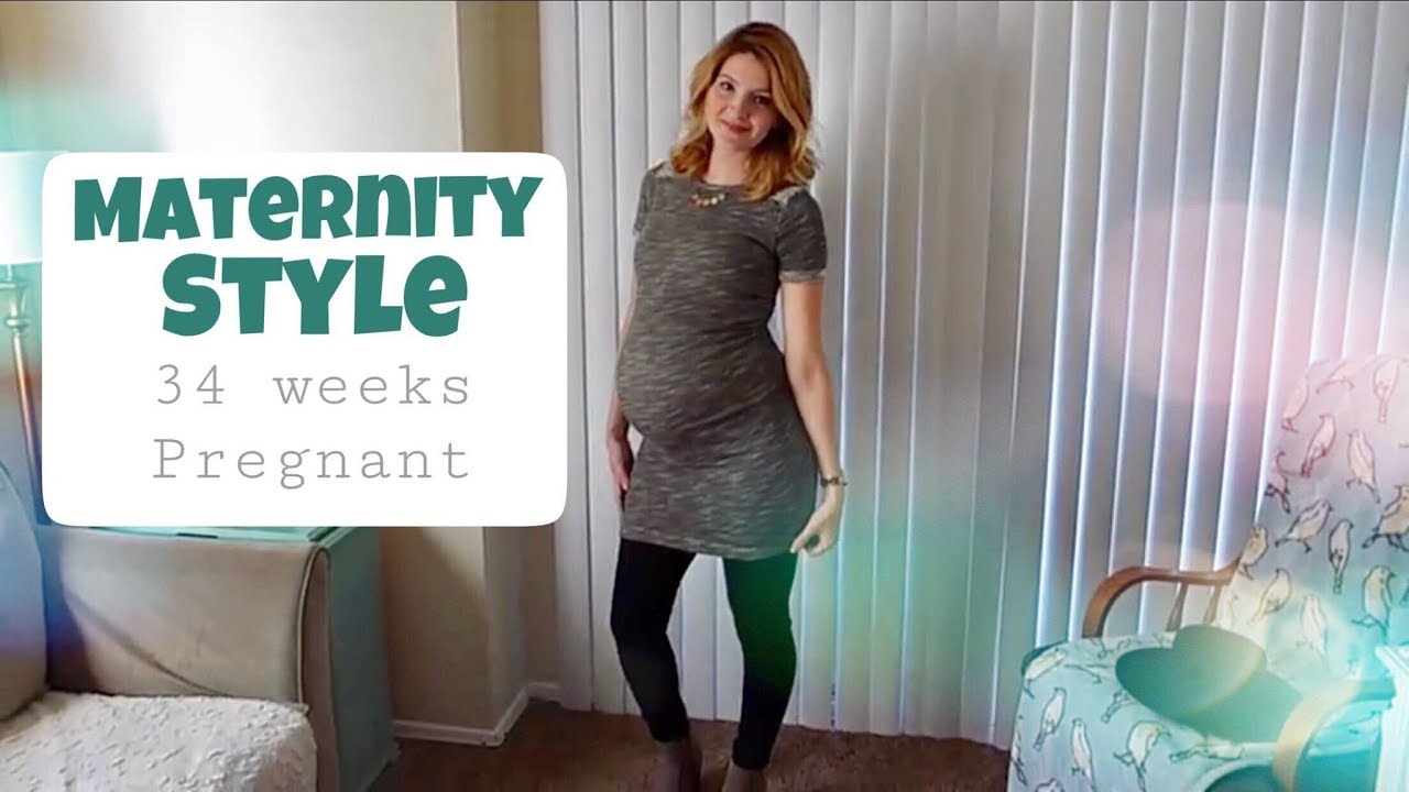 Fall/Winter Maternity Style - 34 Weeks Pregnant