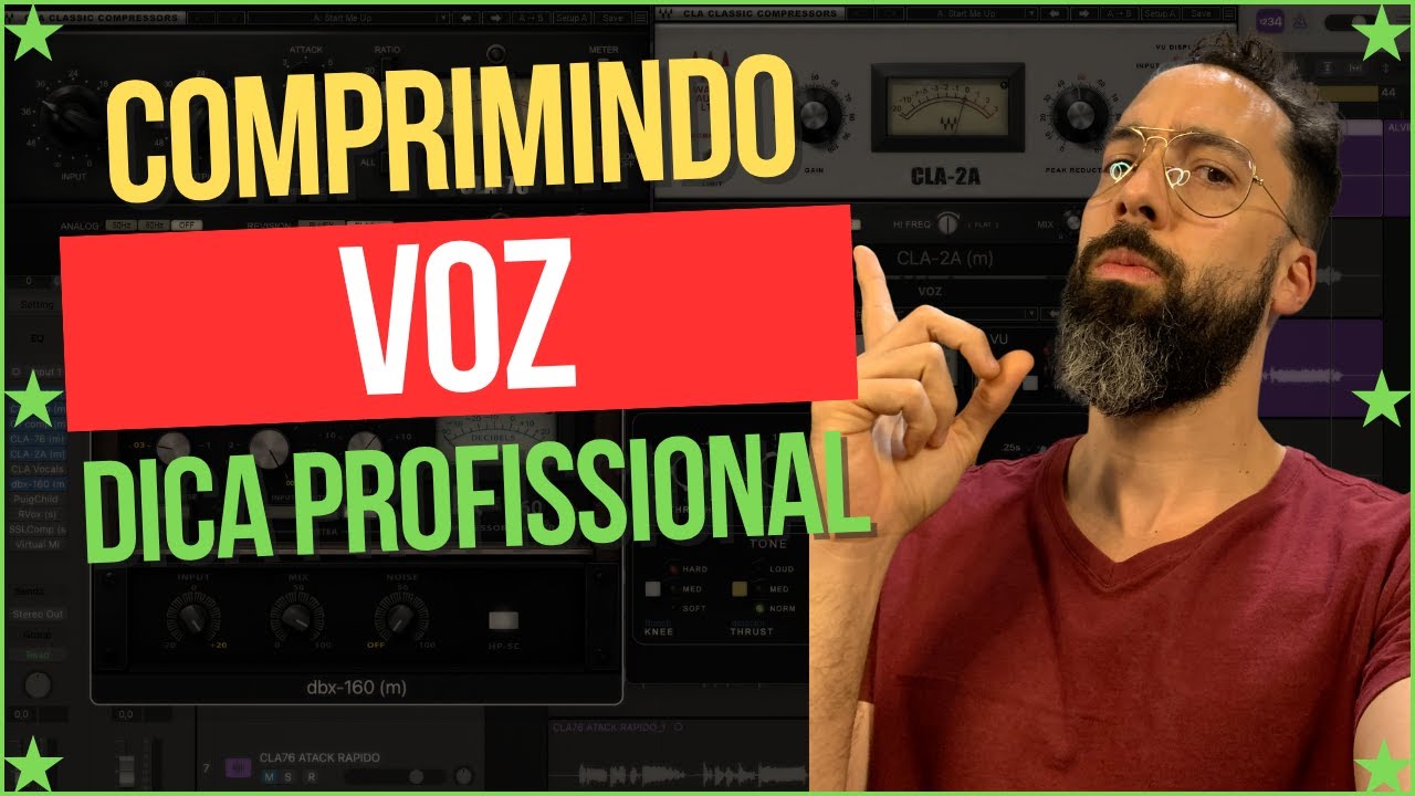 COMO COMPRIMIR A VOZ DE FORMA PROFISSIONAL