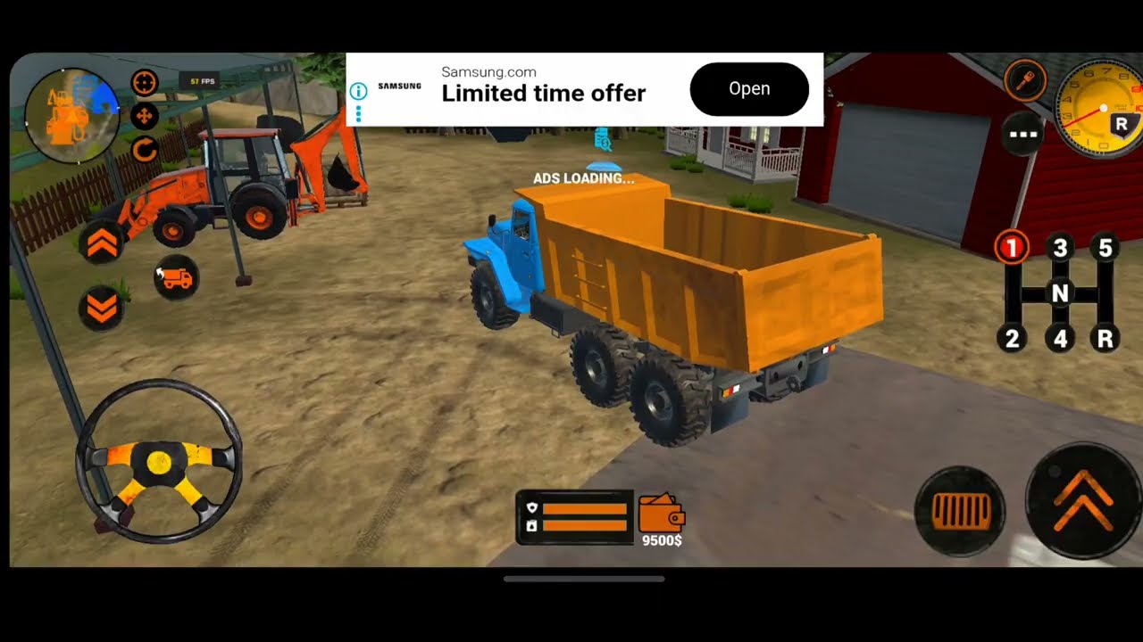 Backhoe Loader JCB Simulator Gameplay - Indian Vehicles Truck JCB Driving - Android Gameplay