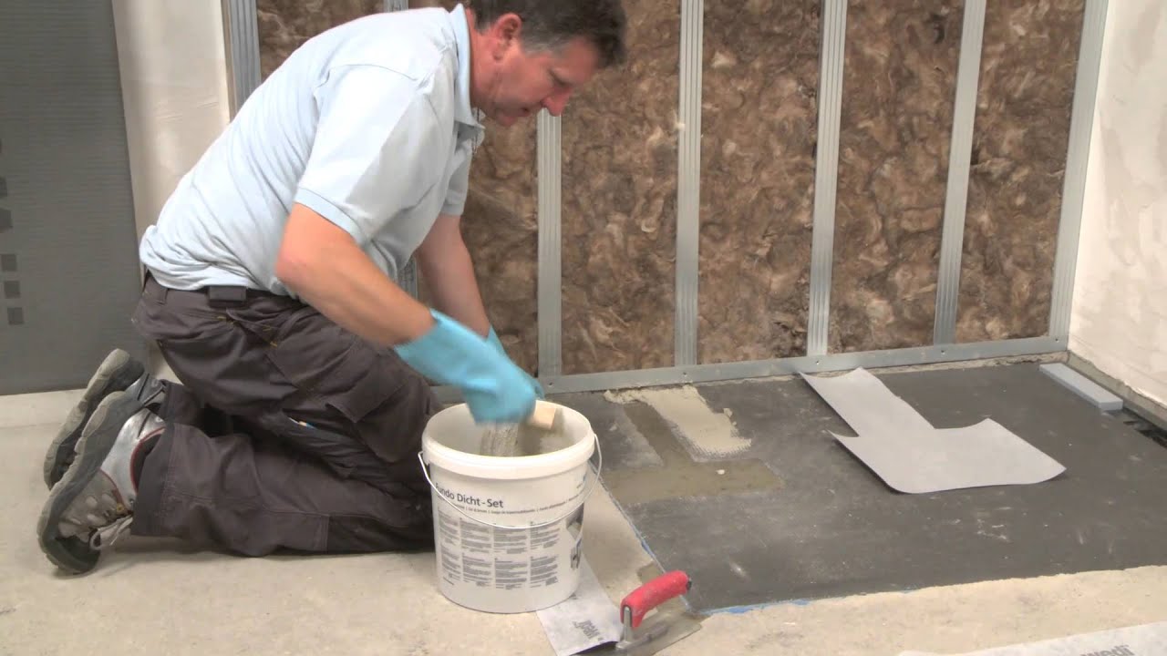 wedi | EN - Training: Installing the flush-to-floor shower Fundo Plano Linea