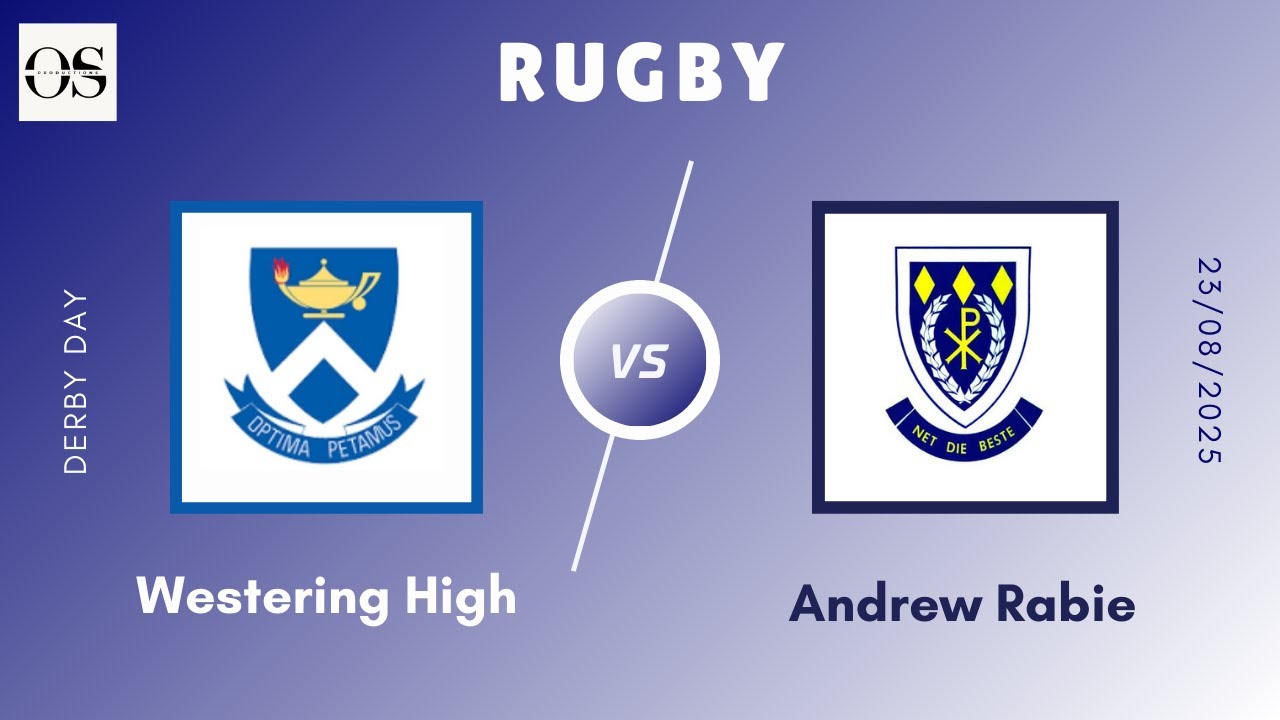 1st team (Ibayi Cup Final) Andrew Rabie vs Westering High School Rugby Derby Day