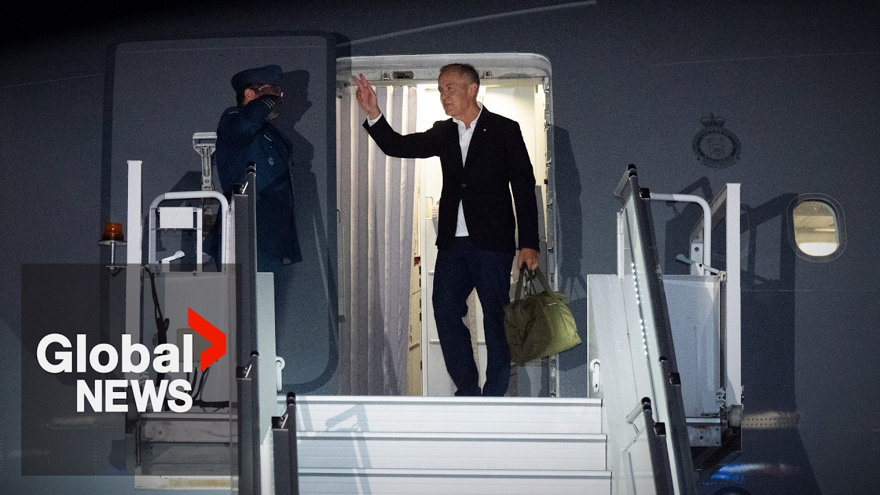 How does Carney’s foreign travel compare to Trudeau, Harper?