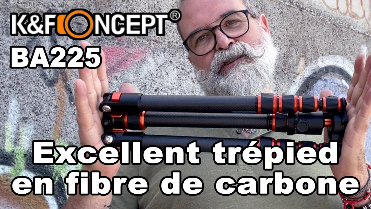 Essai Trépied Fibre de Carbone KFConcept BA225 - EN FRANÇAIS