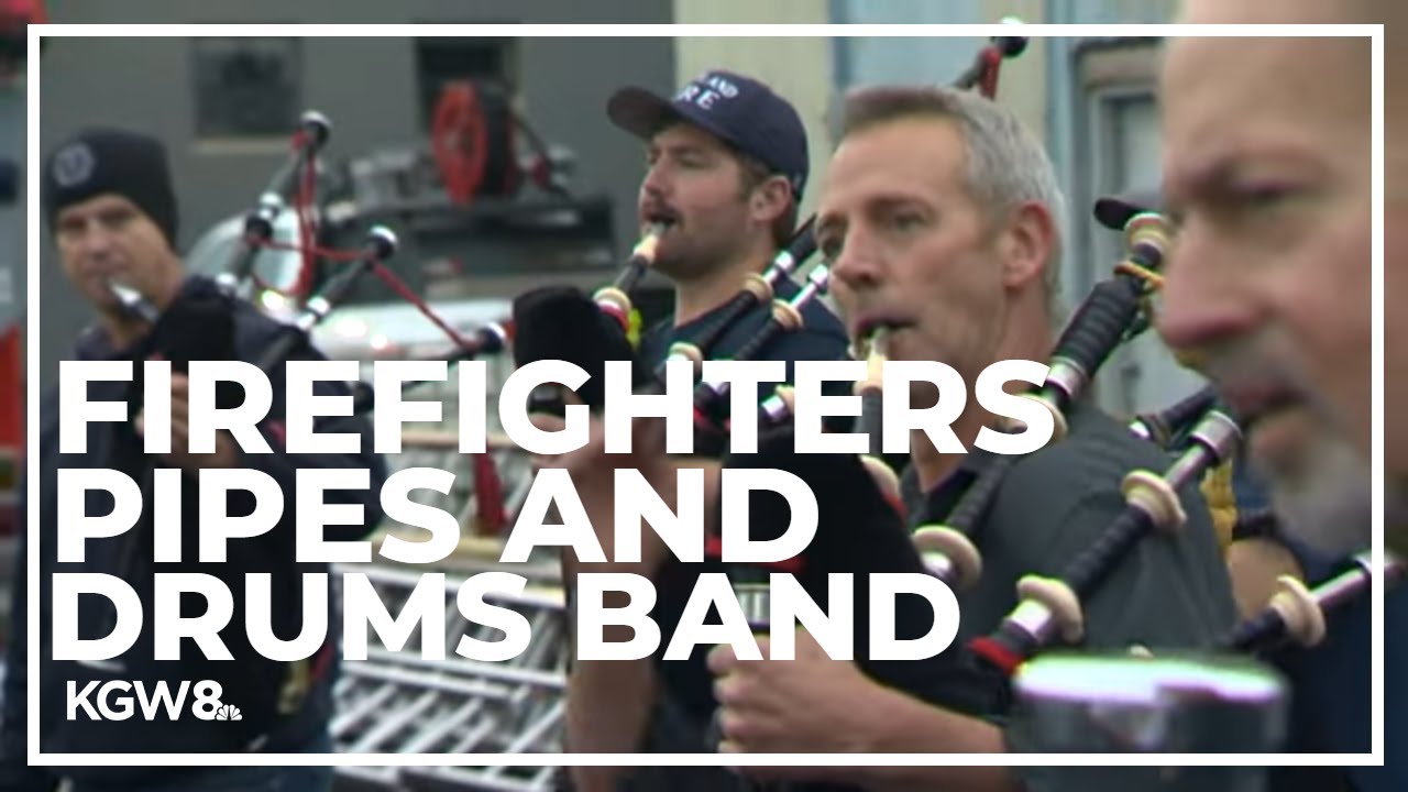 Portland Firefighters Pipes and Drums band is thriving