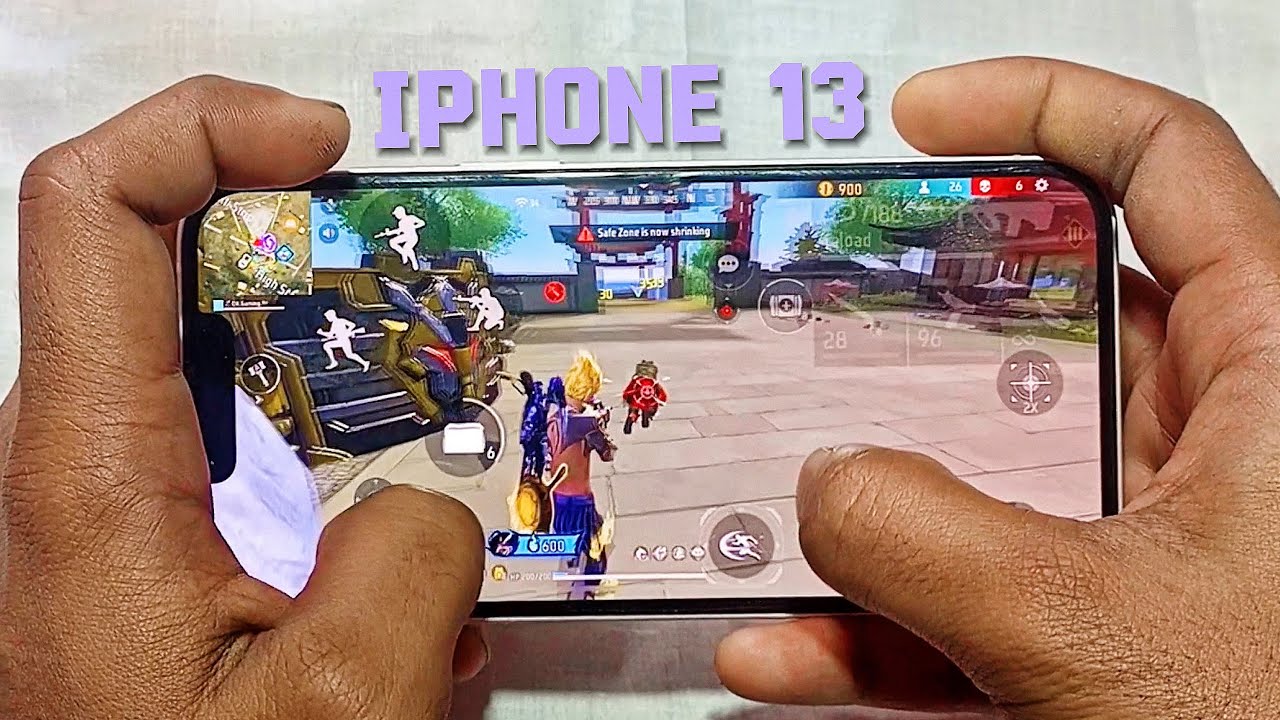 iPhone 13📲 solo vs squad full gameplay HANDCAM⚡️ Free Fire🔥 