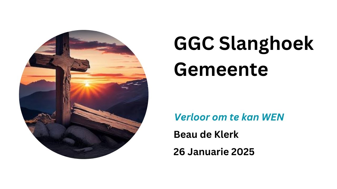 Verloor om te kan WEN - Beau de Klerk - 26 Januarie 2025