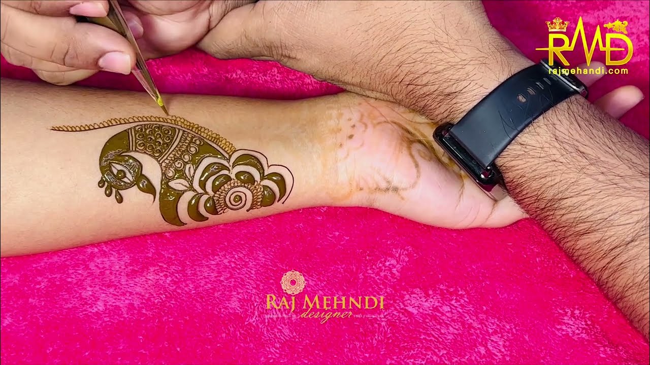 Full Hand Mehndi Design Kaise Lagaye । मेहँदी कैसे सीखें । How to learn Mehndi design । Raj Mehandi