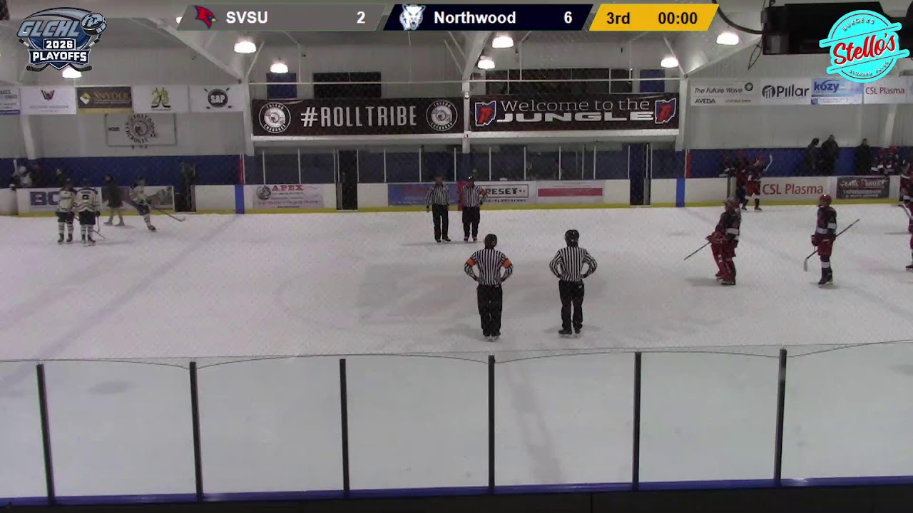 GLCHL Playoffs - Northwood University vs. Saginaw Valley State University 2/20/2026