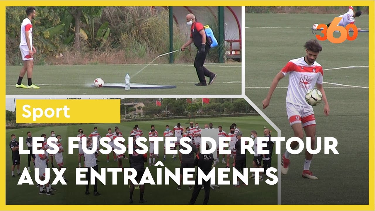 Première séance d’entraînement du FUS de Rabat post confinement