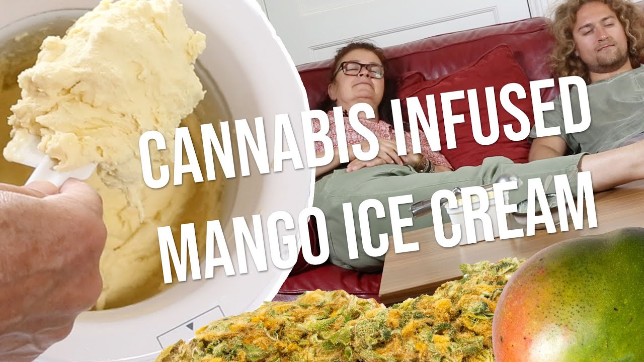 Amazing Cannabis Mango Ice Cream!