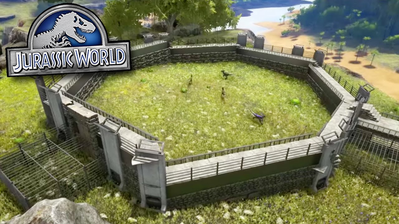 RAPTOR PADDOCK COMPOUND! - Jurassic World - Ark Survival Evolved MOD | Ep 2