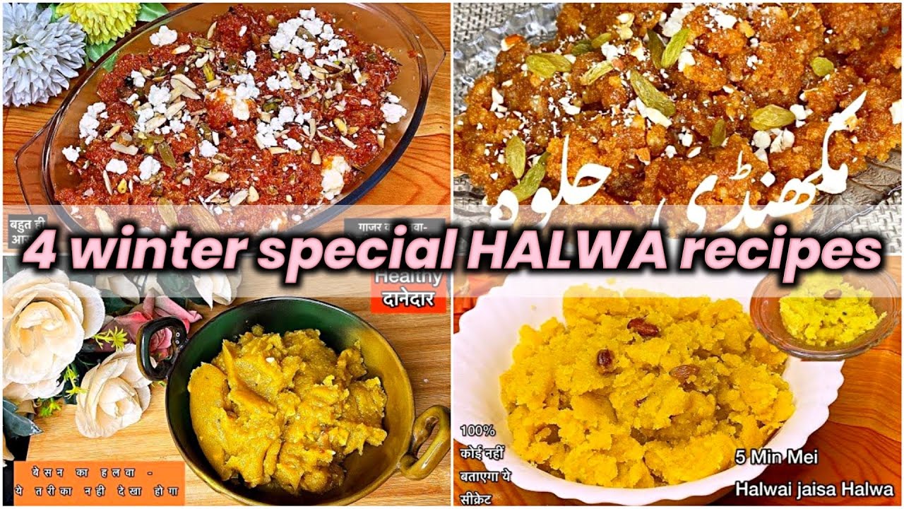 4 winter Special Halwa recipes By The Cutting Board