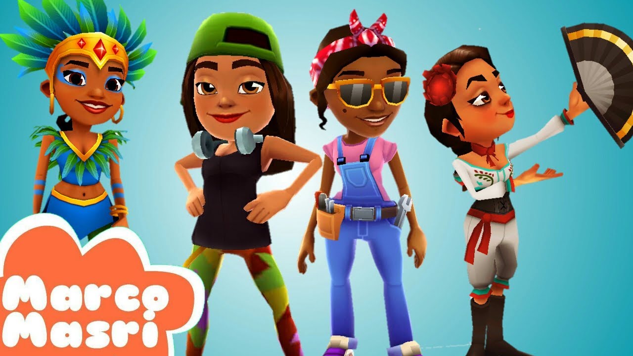 Subway Surfers LATIN GIRLS | SOFIA, ROSA, RAMONA and CARMEN
