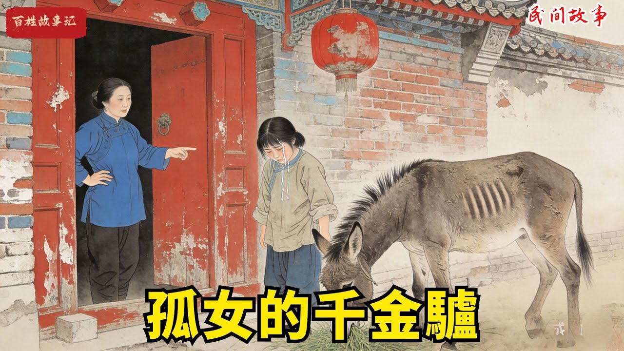孤女被繼母趕出家門，只給他壹頭瘦驢，她帶驢走南闖北，驢隊載貨成富商，繼母懊悔卻只能幹瞪眼！ #故事頻道 #民間故事#有聲書 #睡前故事#中國文化#故事分享