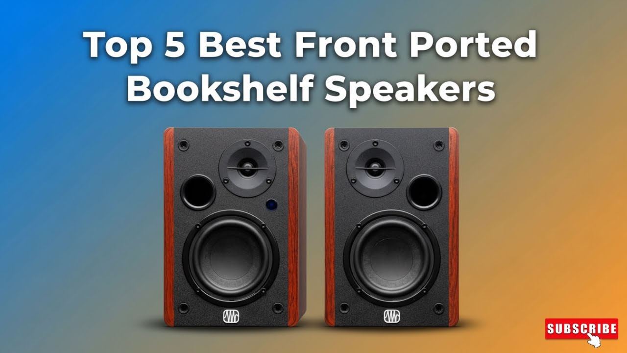 Топ-5 лучших полочных акустических систем с фронтальным фазоинвертором и мощными басами.