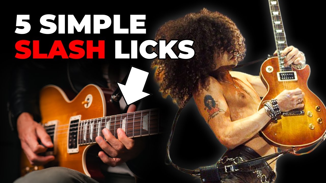 5 SIMPLE Licks that INSTANTLY Make You Sound Like SLASH