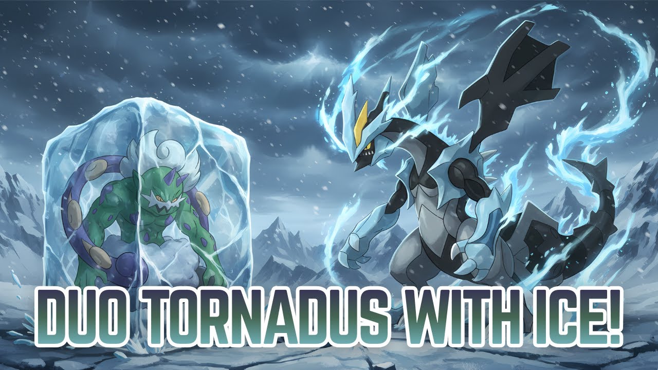 DUO! Tornadus CRASHED by Black & White Kyurem Icy power!
