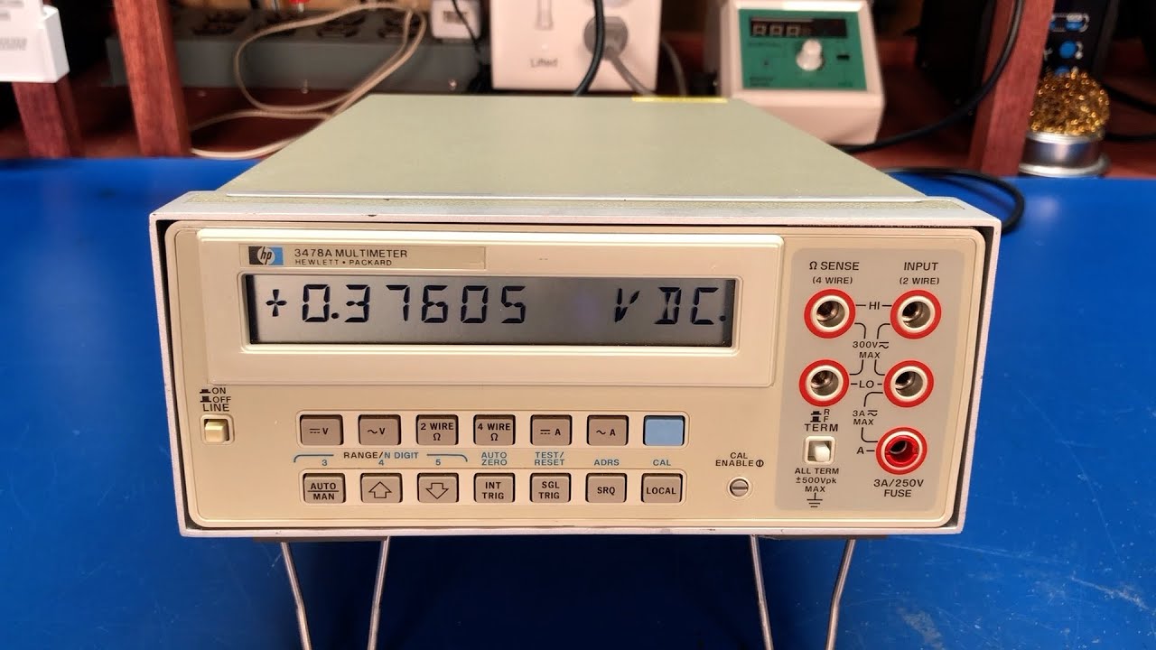Tour of my new HP 3478A bench-top DMM