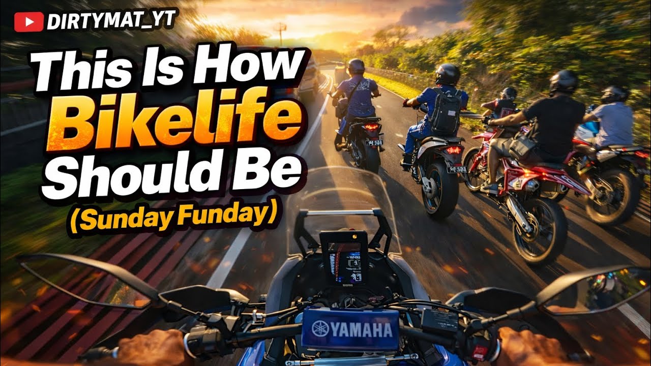This Is How Bikelife Should Be ((Sunday Funday))  |🇱🇨| [4k] dirtymat_yt 