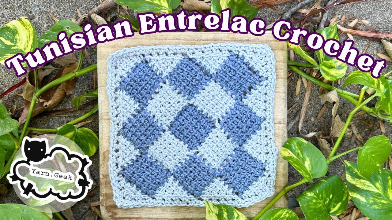 TUNISIAN ENTRELAC CROCHET in the Round ~ Includes Body & Finished Edges