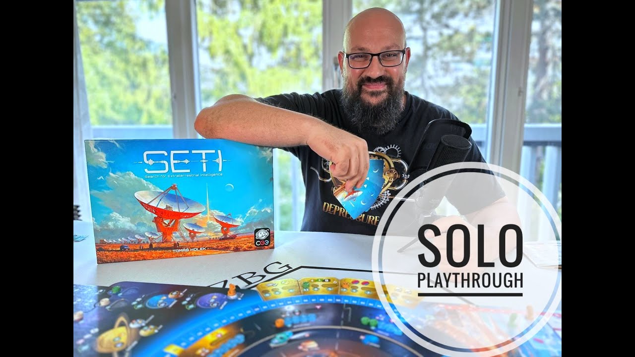 Настольная игра SETI | СОЛО | Прохождение