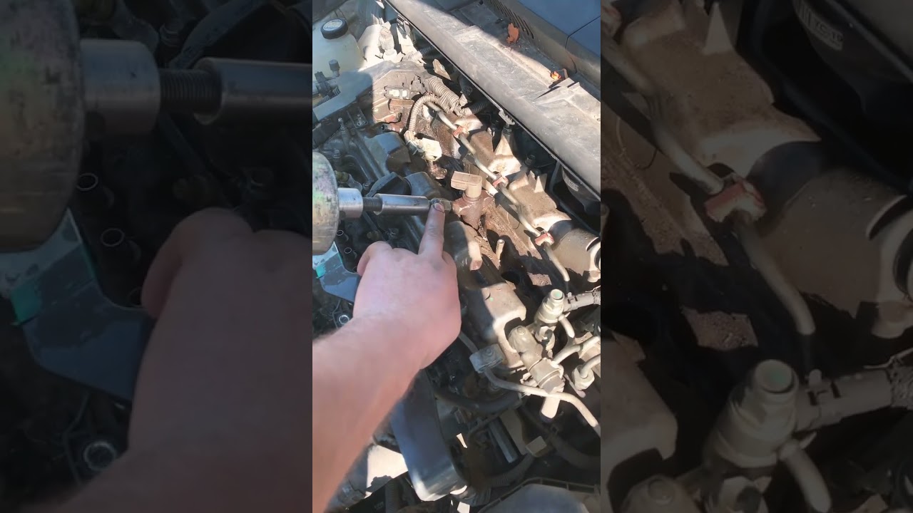 How to takeout stuck injectors ame motors YouTube