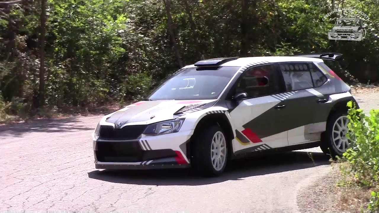Essais Kévin Constanty & Pauline Bardoux : Škoda Fabia R5