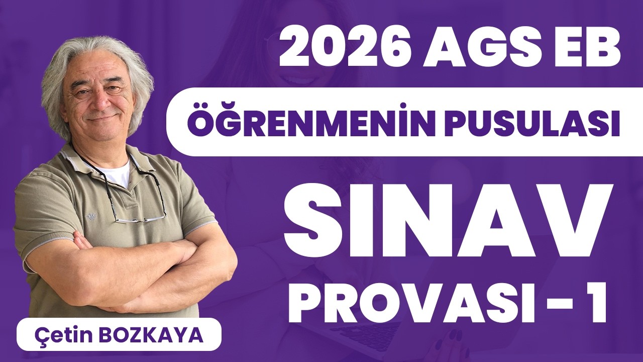 2025 KPSS Eğitim Bilimleri Öğrenmenin Pusulası - Sınav Provası 1 - Çetin BOZKAYA