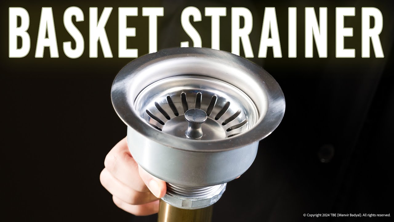How To Install A Kitchen Sink Strainer | Double Basket Strainer