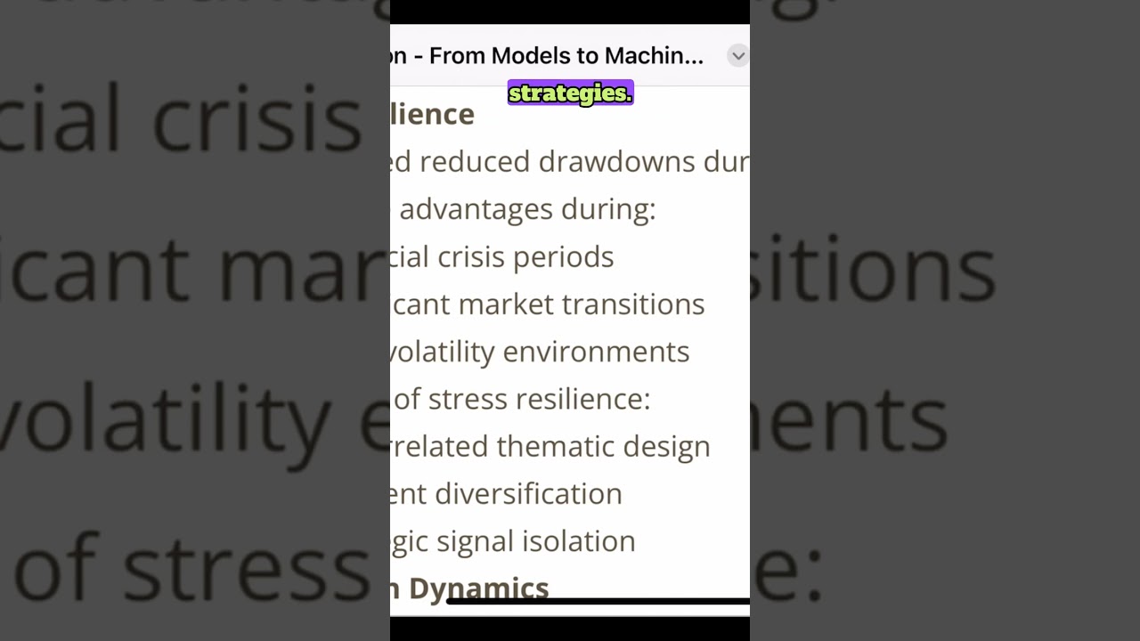 Model Based Portfolios & Risk Adjusted Returns | The New Barbarians - AI Agent Deep Dive