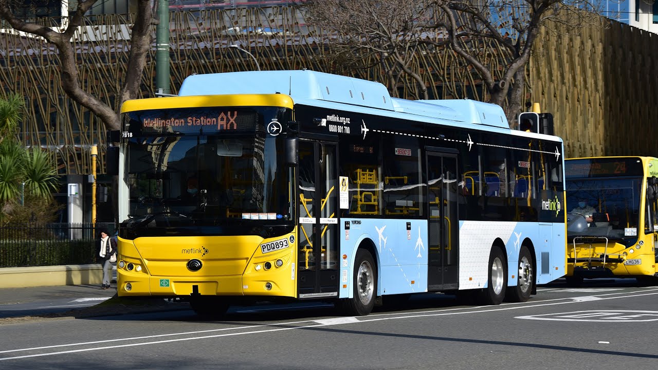 Wellington Buses # Route AX Airport Express. Wellington Station to Airport via Kilbirnie