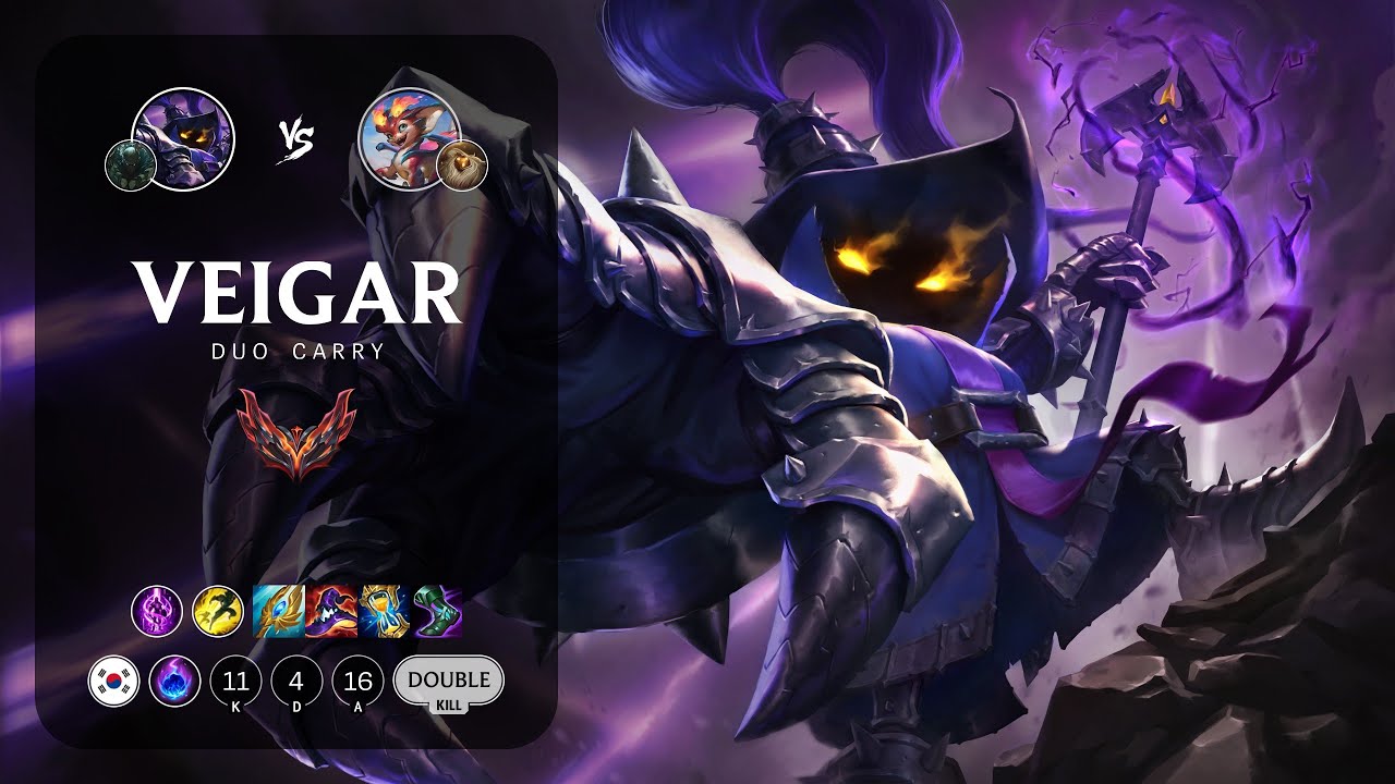 Veigar Carry vs Smolder - KR Grandmaster Patch 14.3