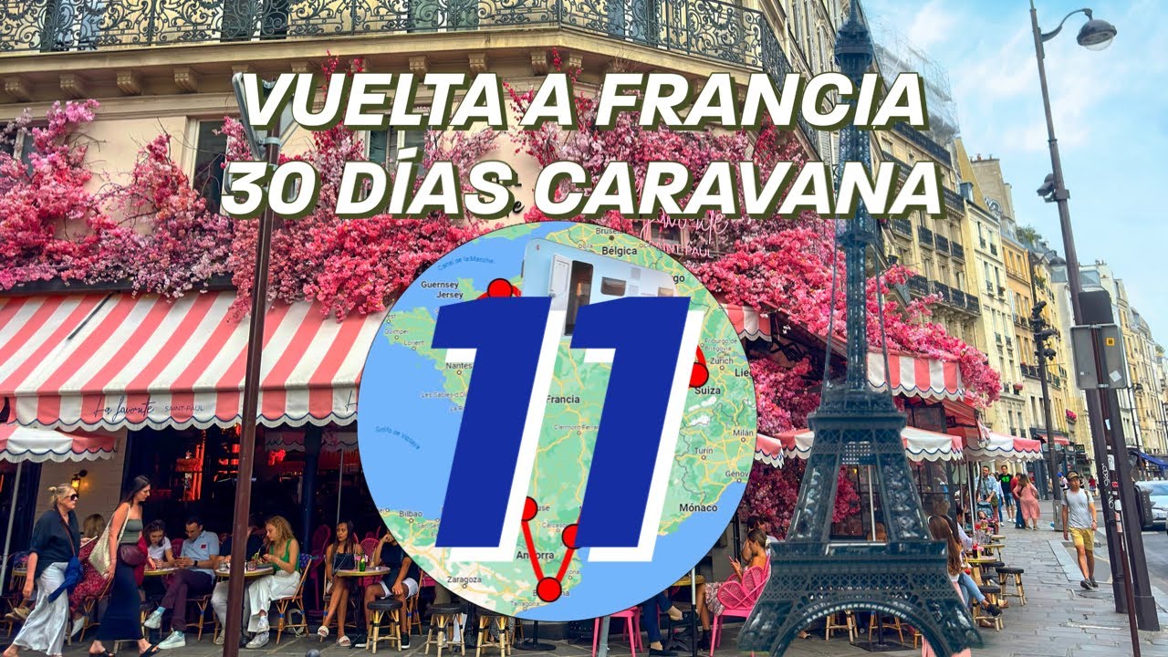 Día 11 vuelta a Francia 30 días en caravana de Camping Review hoy vistamos la ciudad de PARÍS