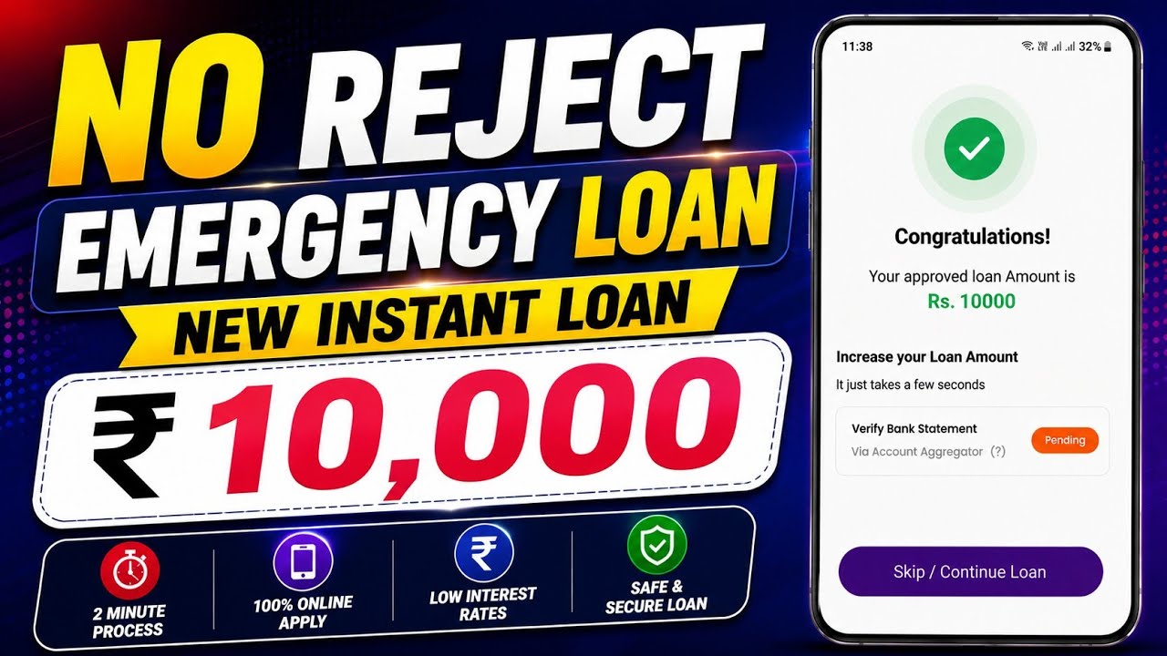 New Loan App for Low Cibil | How to Get Loan with Low Cibil | Only PAN & ADHAAR | No Income Proof