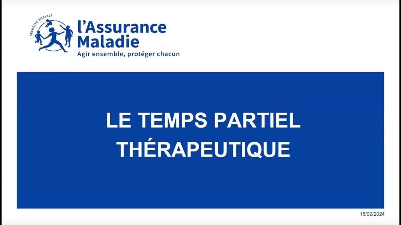 Web'conférence Le temps partiel thérapeutique