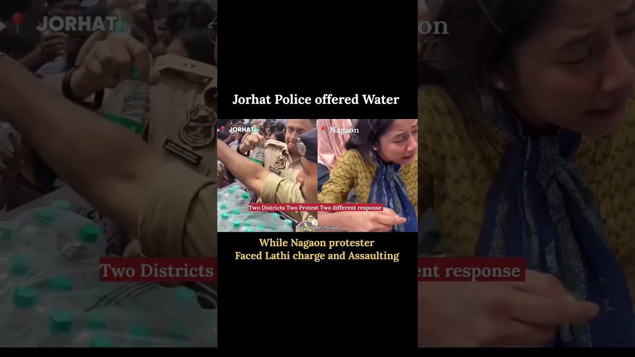 Jorhat vs Nagaon Protest: Two Districts, Two Different Police Responses | Assam Reality #assamnews