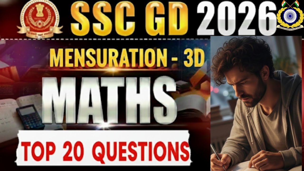 !!🫵MENSURATION🫵!!🔥 SSC GD 2026 EXAM🔥 TOP-20 QUESTION #ssc #sscgd2026 #rwa 
