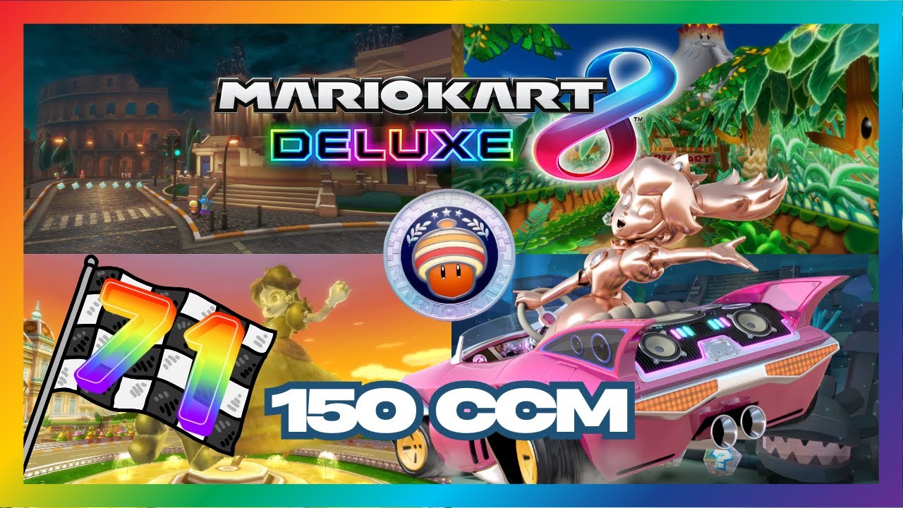 🏁Mario Kart 8 Deluxe🏁Folge 71 | Eichel-Cup im 150 CCM Hubraum mit Rosagold Peach |